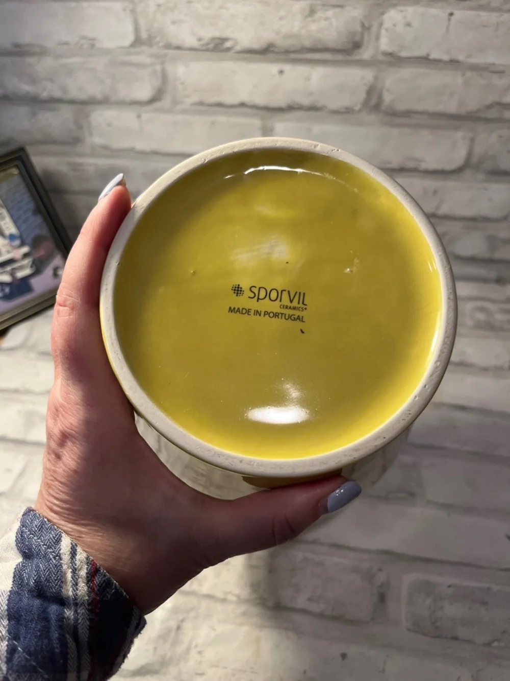 Sporvil Bright Yellow Ceramic Double-Handled Vase - Home Accents Portugal urn